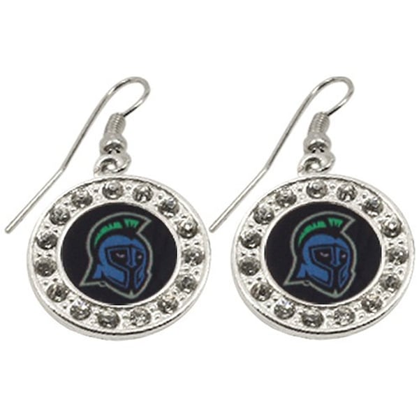 West Florida Argonauts Round Crystal Earrings