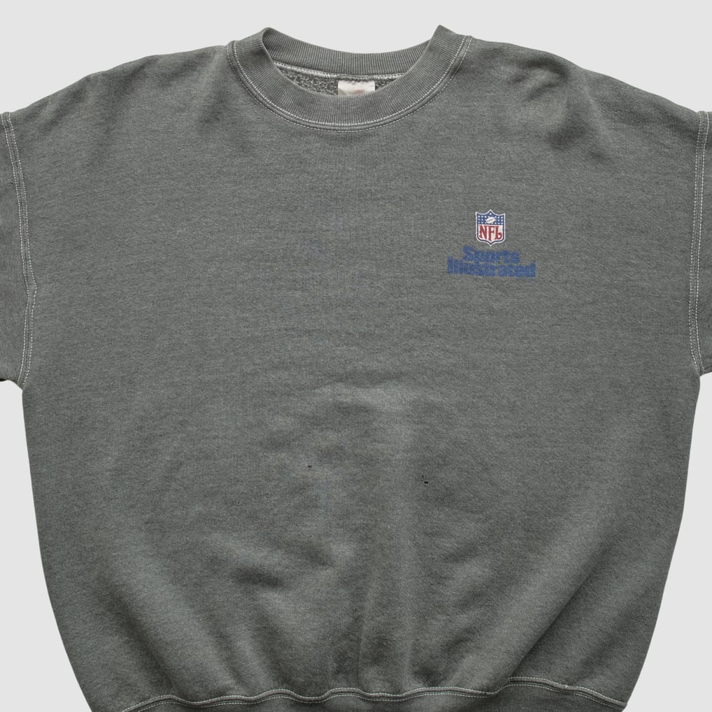 2000s Pullover Sweatshirt - Gray - XL by Fanatics Real Vintage