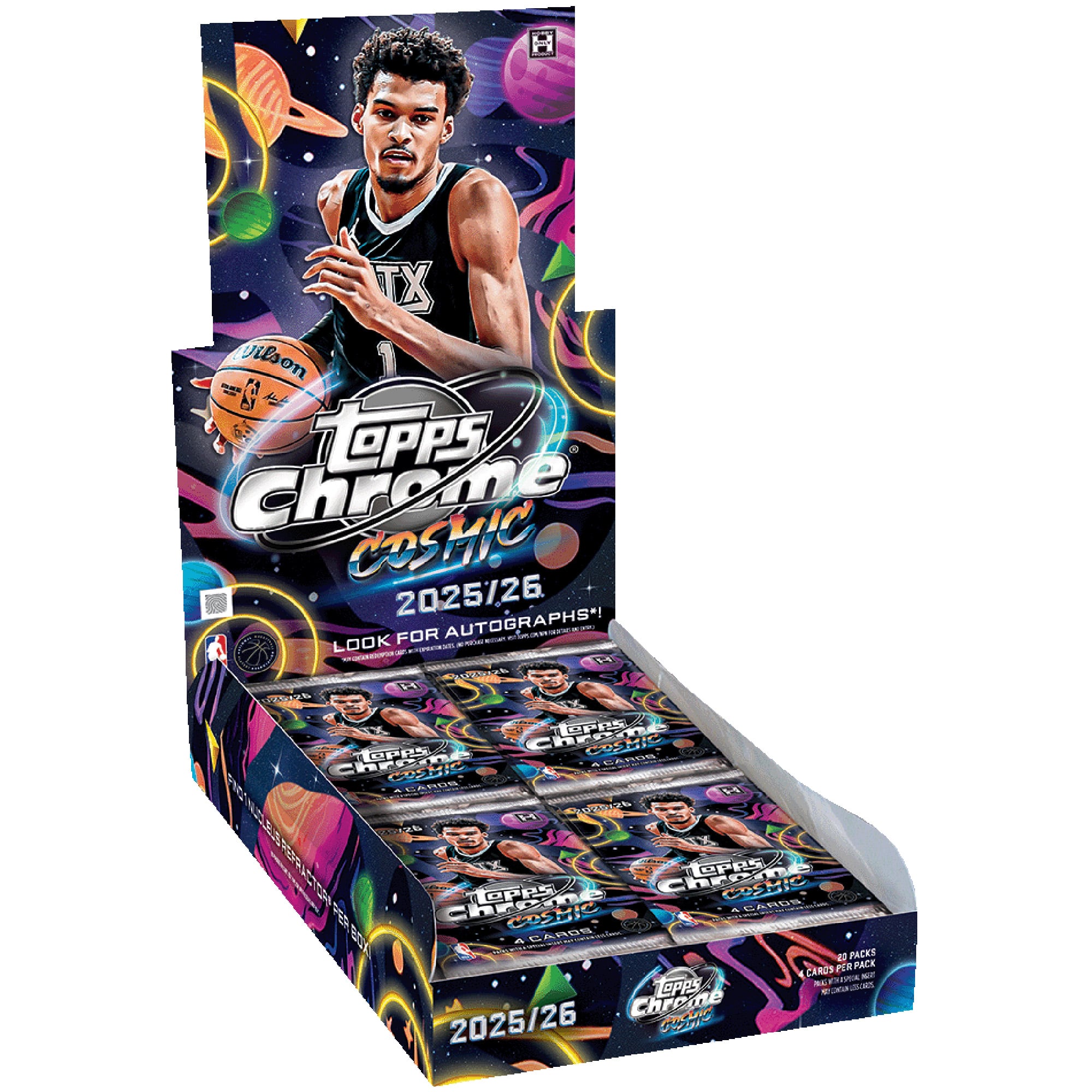 2025/26 Topps Cosmic Chrome Basketball Factory Sealed Hobby Box