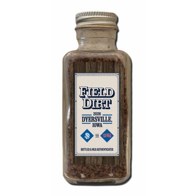 2026 Game-Used Dirt Jar - St. Paul Saints vs. Iowa Cubs in Dyersville, Iowa