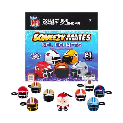 2026 SqueezyMates NFL Helmets Advent Calendar