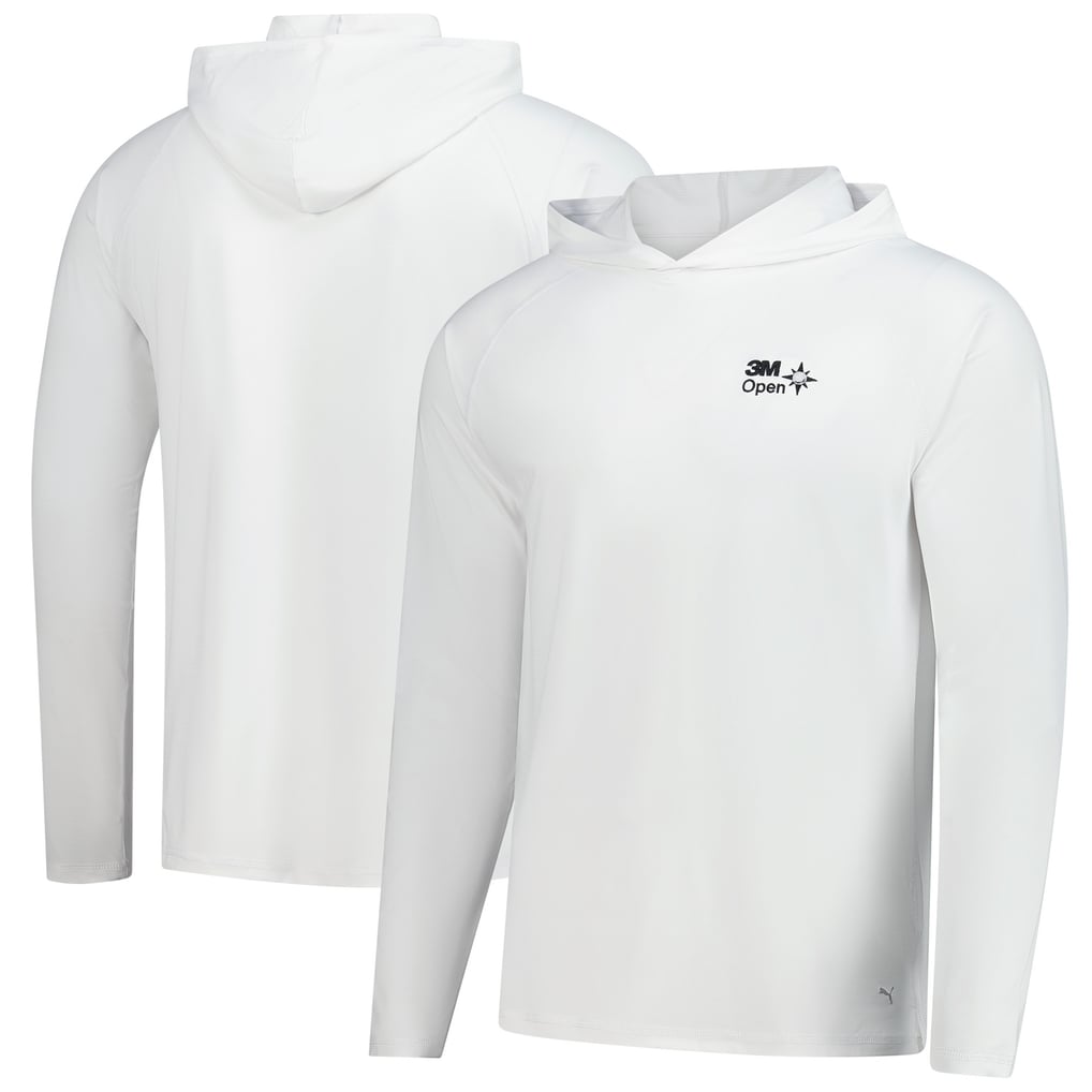 3M Open Puma You-V Brrr Raglan Pullover Hoodie - White