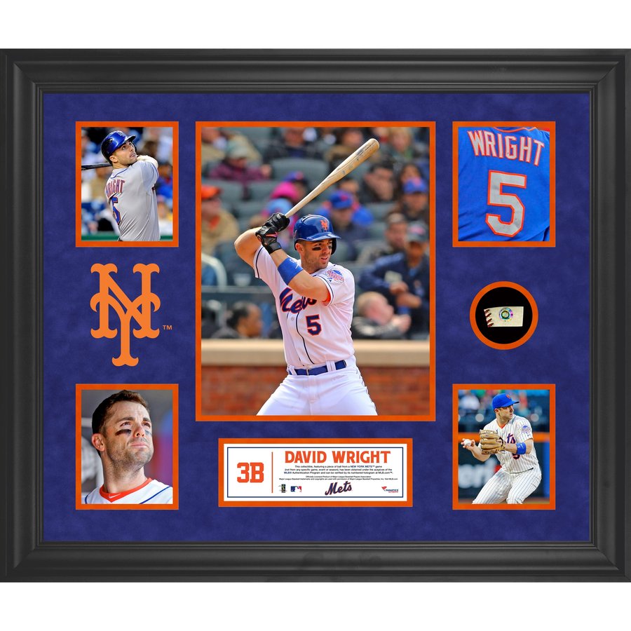 Fanatics Authentic David Wright New York Mets Framed 5-Photograph ...