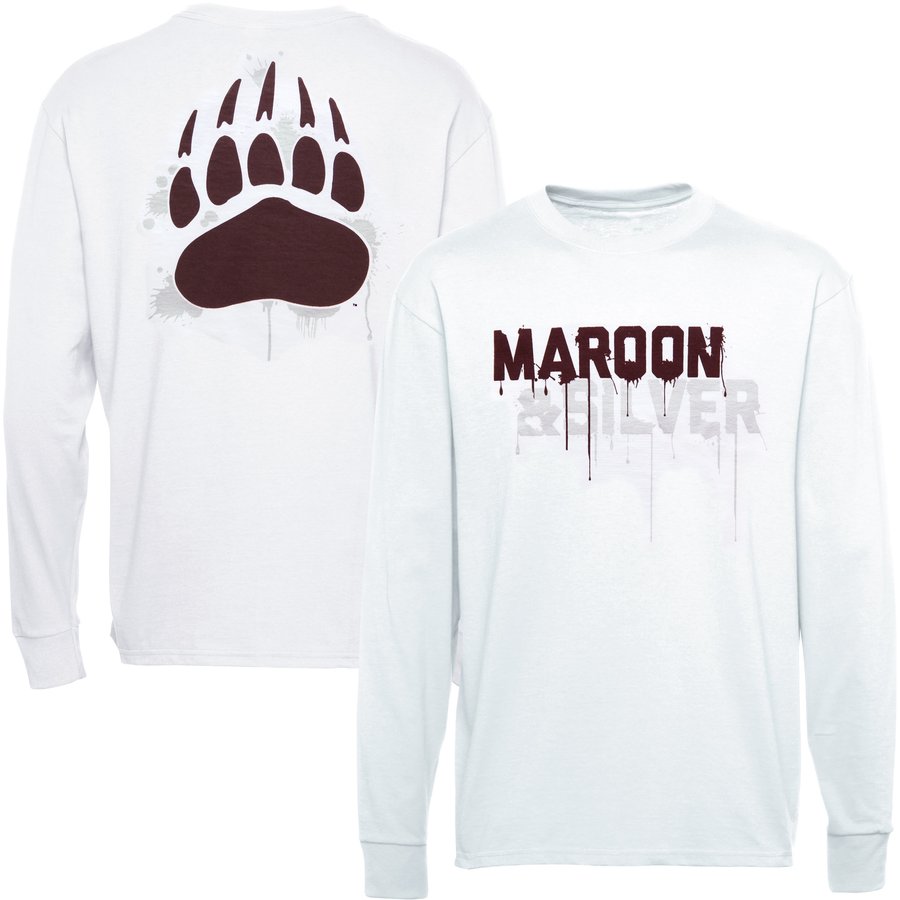 Montana Grizzlies Youth White Colors Long Sleeve TShirt