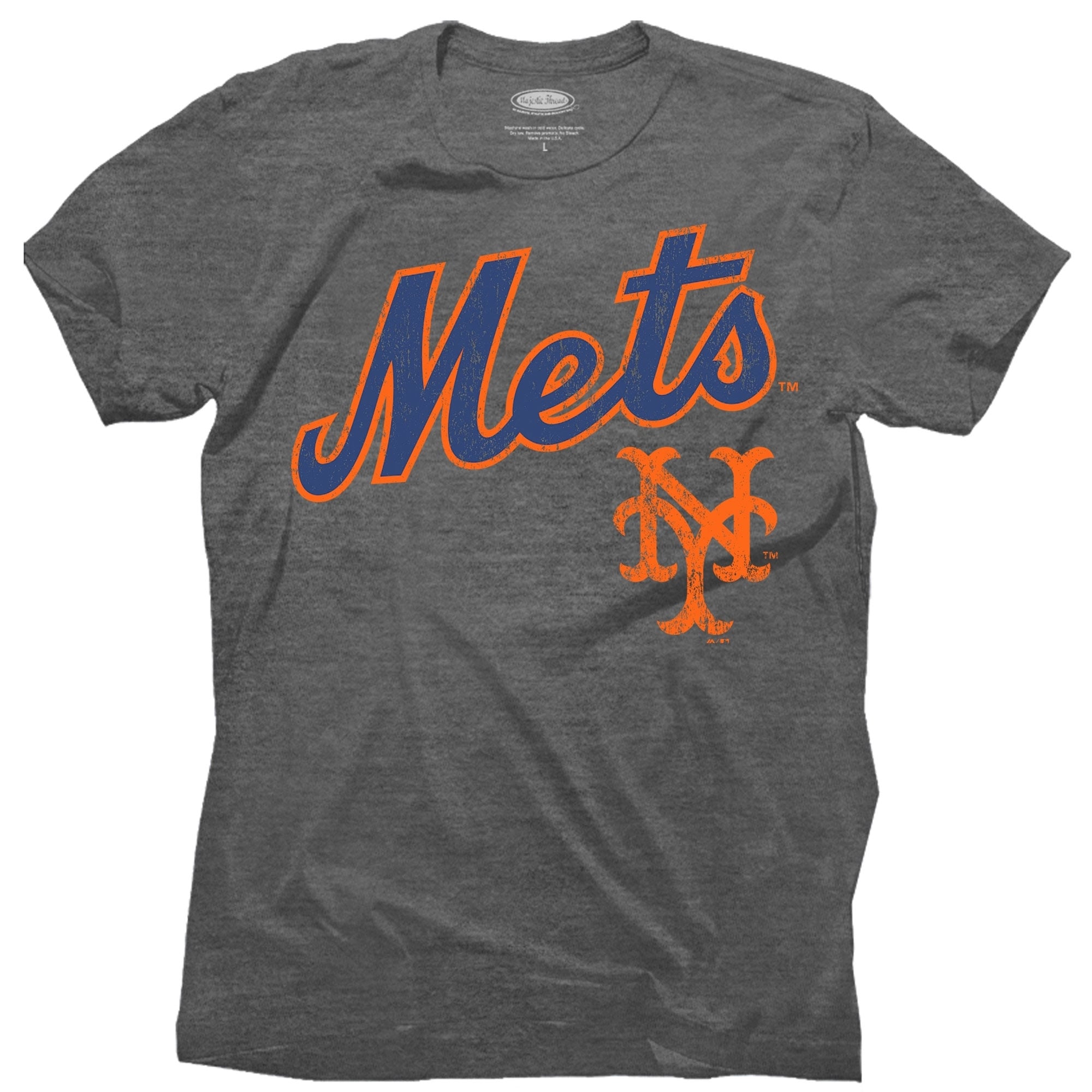 T-shirt NY Mets 'Established 1962' - Taille XL, Couleur Gris, Marque Gildan, Neuf Sans étiquettes