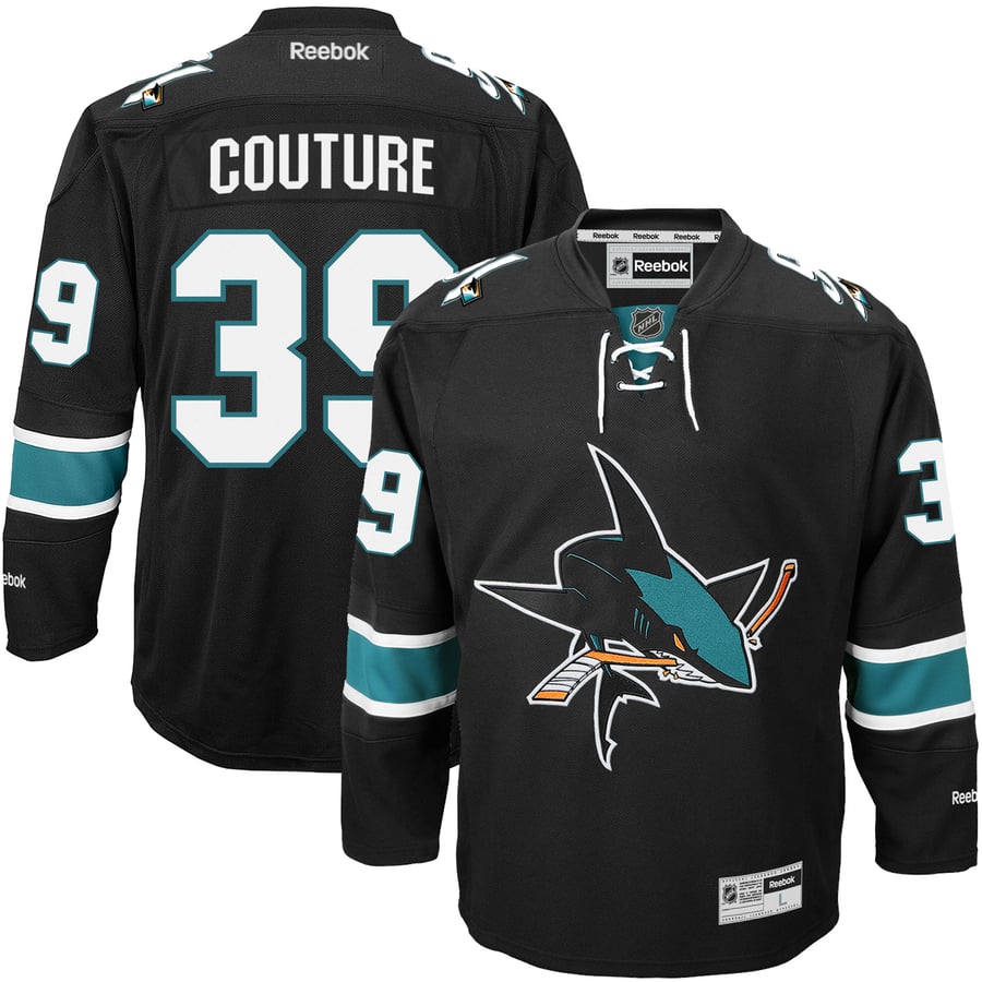 Reebok Logan Couture San Jose Sharks Black 3rd Premier Player Jersey