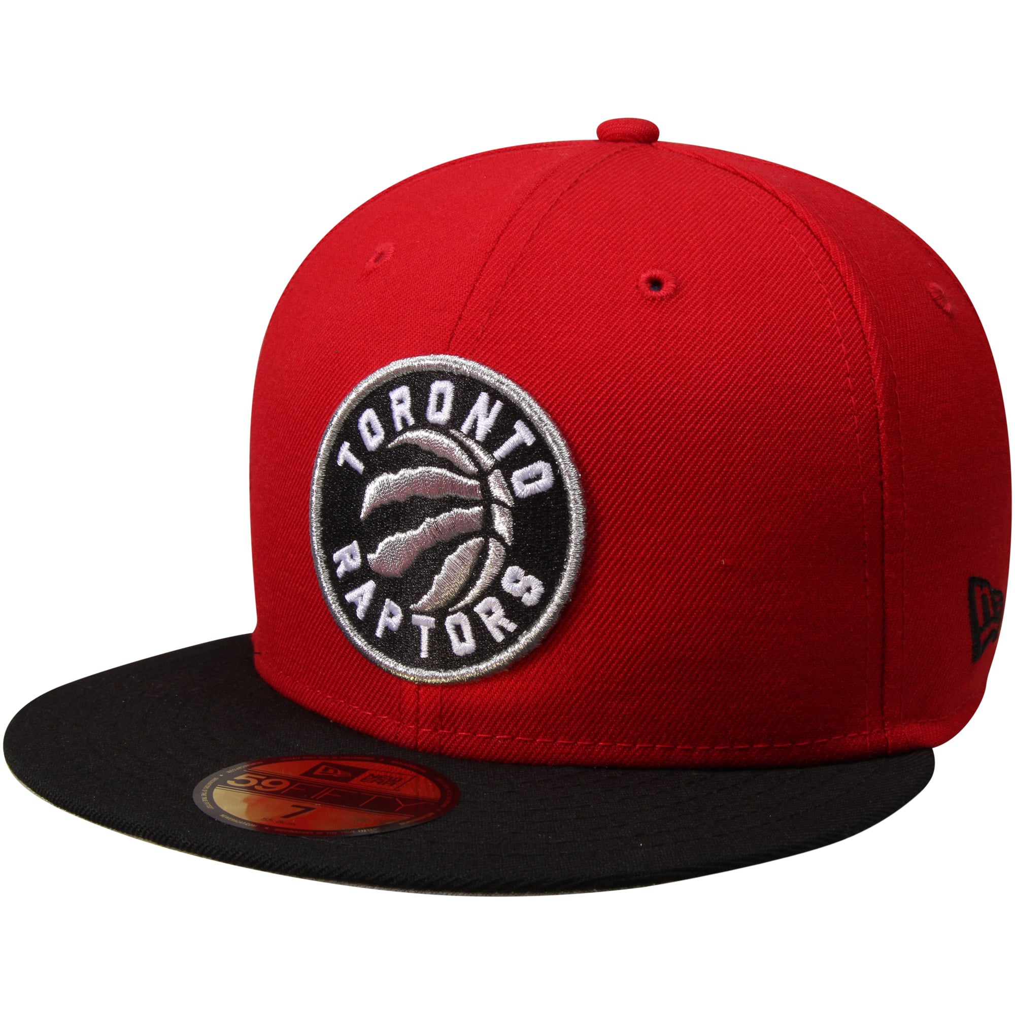 New Era Toronto Raptors Red/Black Current Logo 59FIFTY Fitted Hat