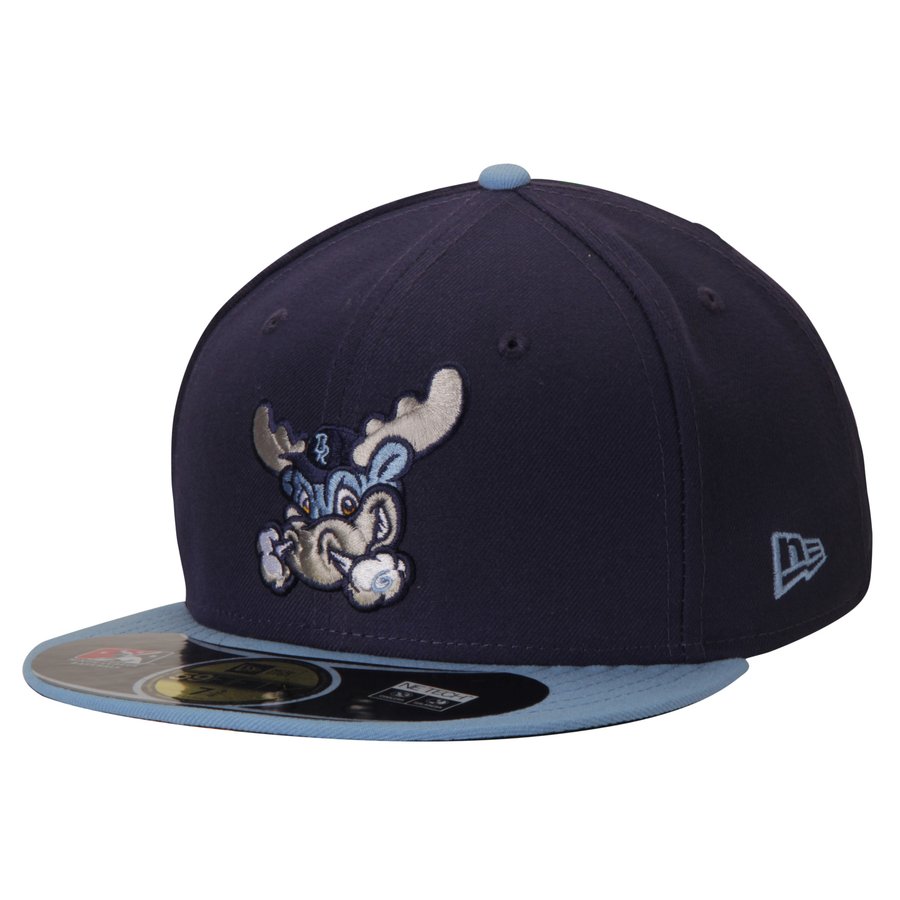 New Era Wilmington Blue Rocks Navy/Light Blue Alternate Authentic ...