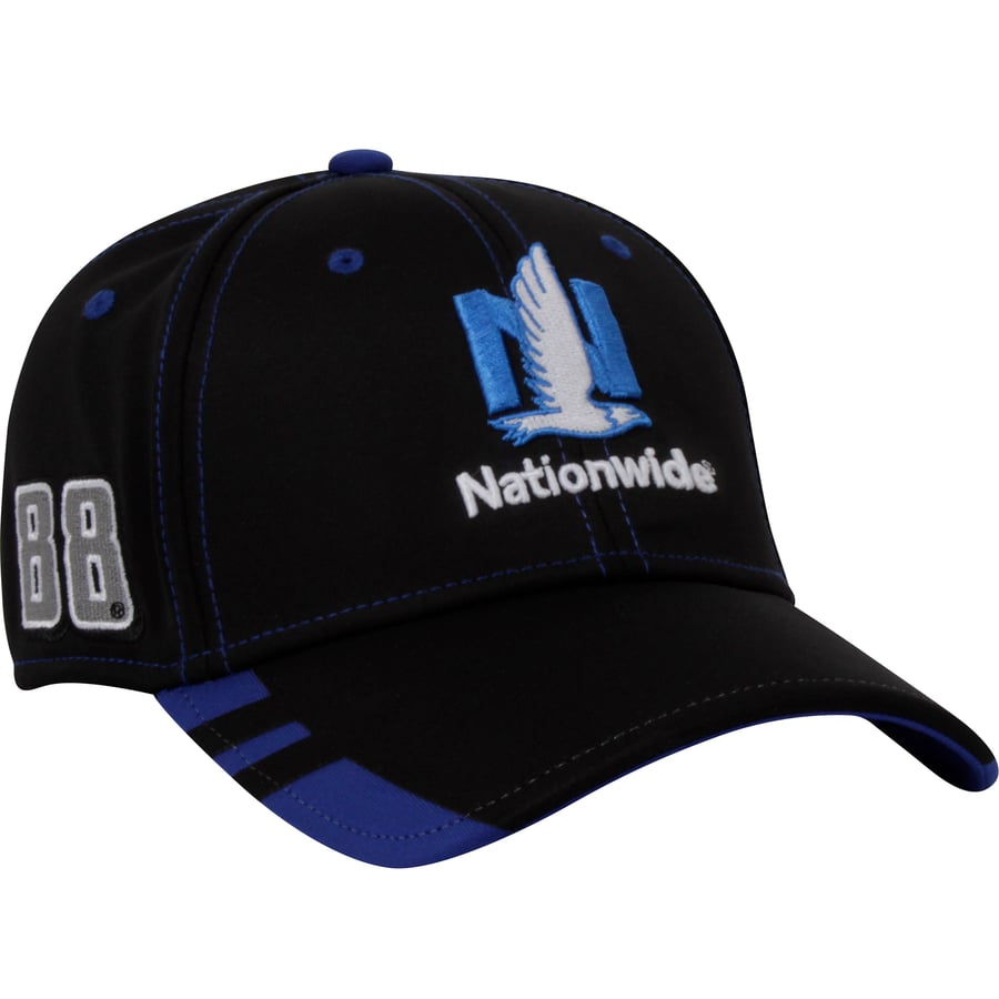 The Game Dale Earnhardt Jr. Black Performance Sponsor Fitted Hat