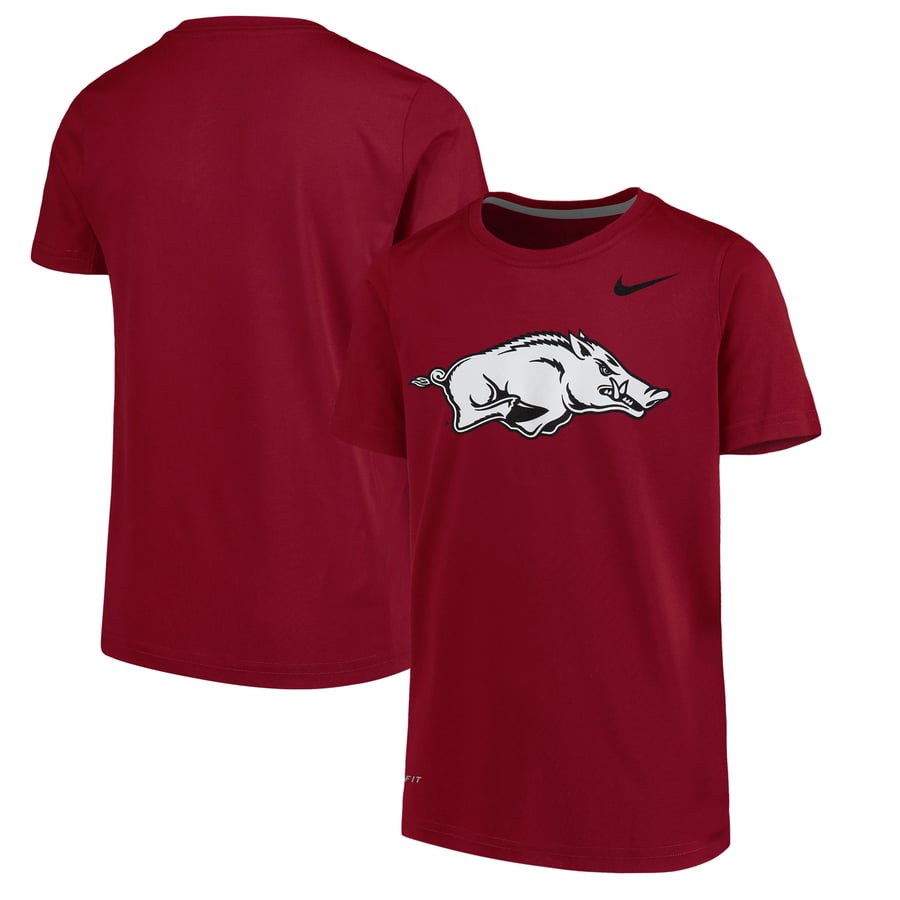 Nike Arkansas Razorbacks Youth Cardinal Logo Legend Dri-FIT T-Shirt