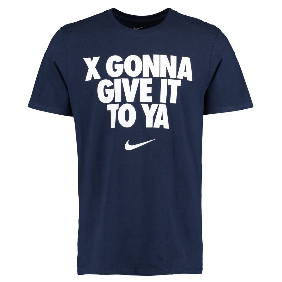 Nike Xavier Musketeers Navy X Gonna Give It To Ya T-Shirt