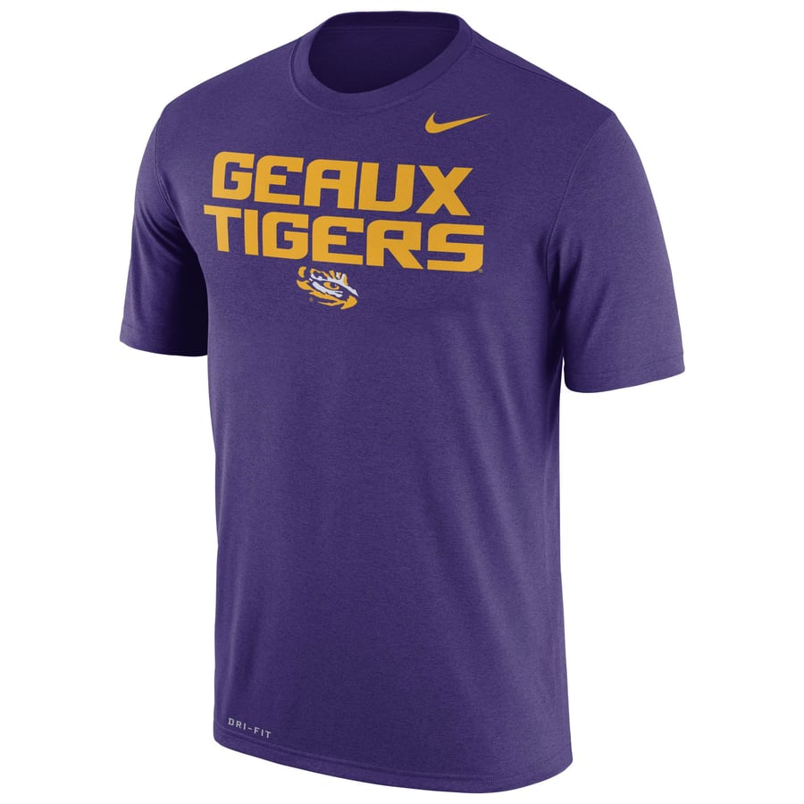 LSU Tigers Nike Legend Authentic Local Dri-FIT T-Shirt - Purple