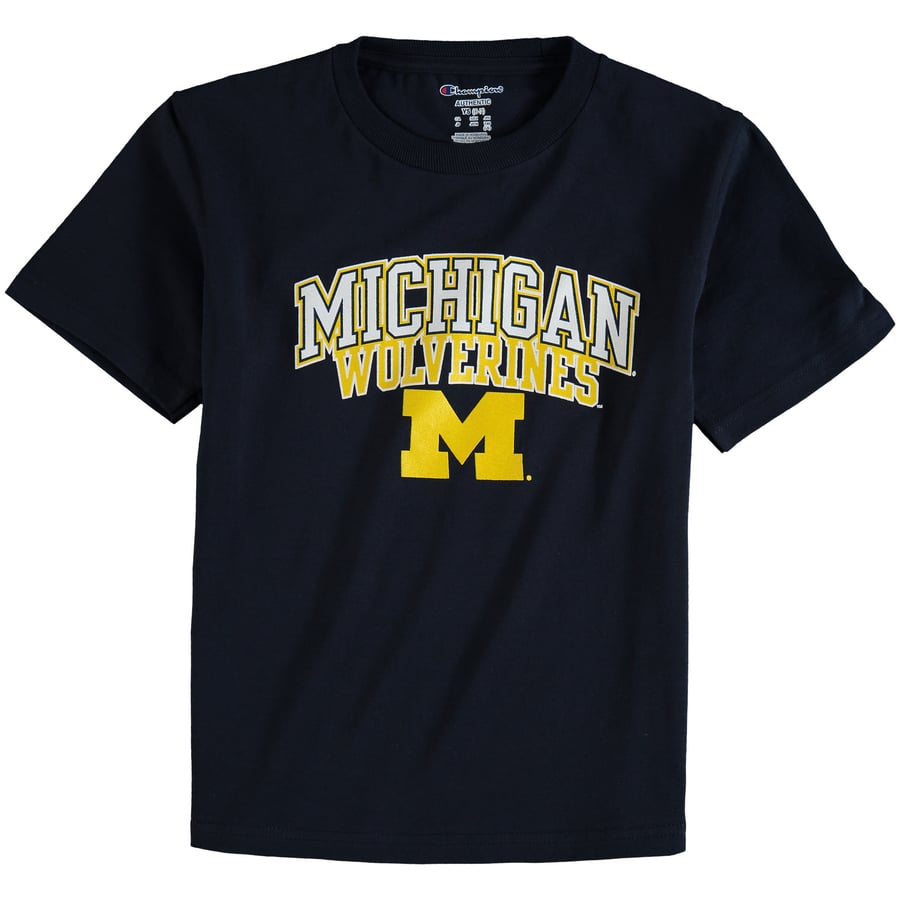 Champion Michigan Wolverines Youth Navy Jersey T-Shirt