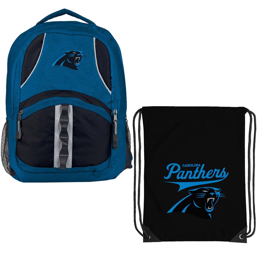 The Northwest Company Carolina Panthers Captain Backpack/Keeper Cinch ...