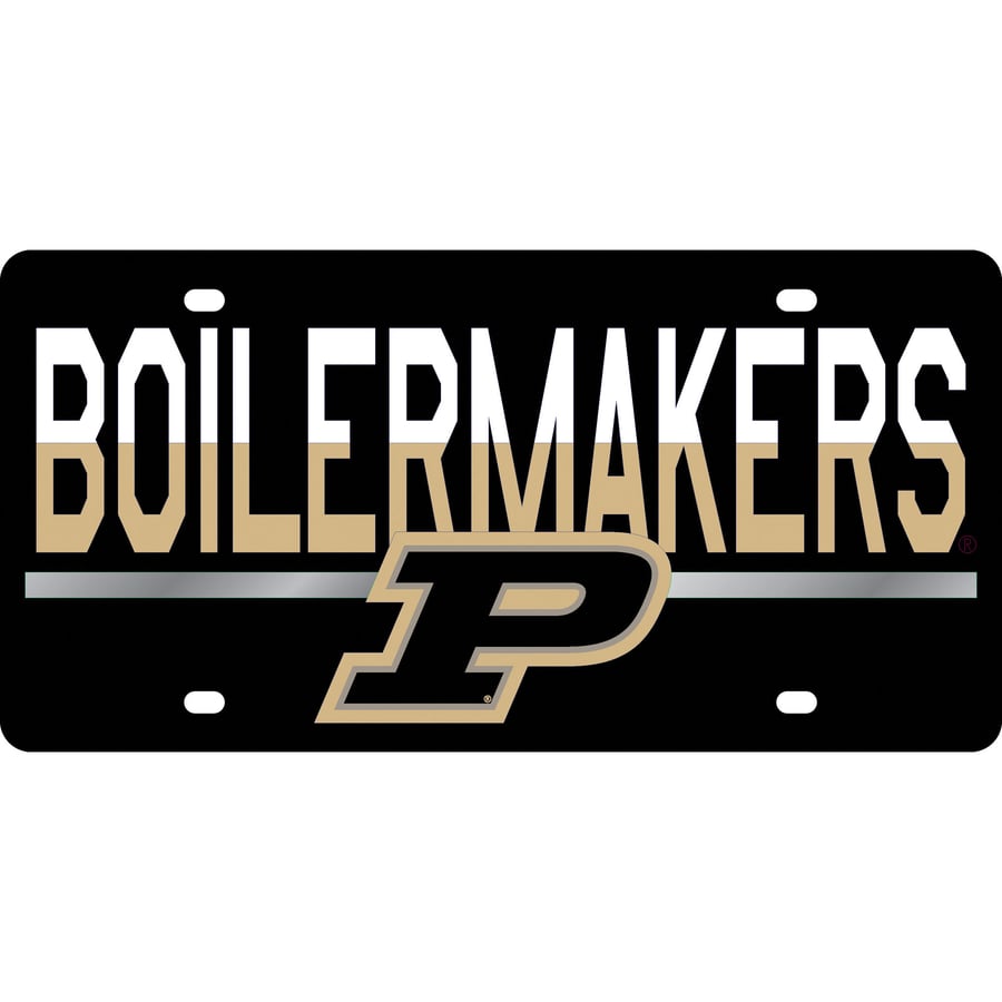 Purdue Boilermakers DuoTone Color Acrylic License Plate