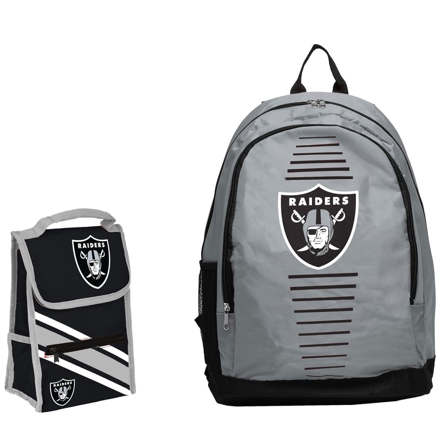 Oakland Raiders Youth Backpack & Lunchbox Combo