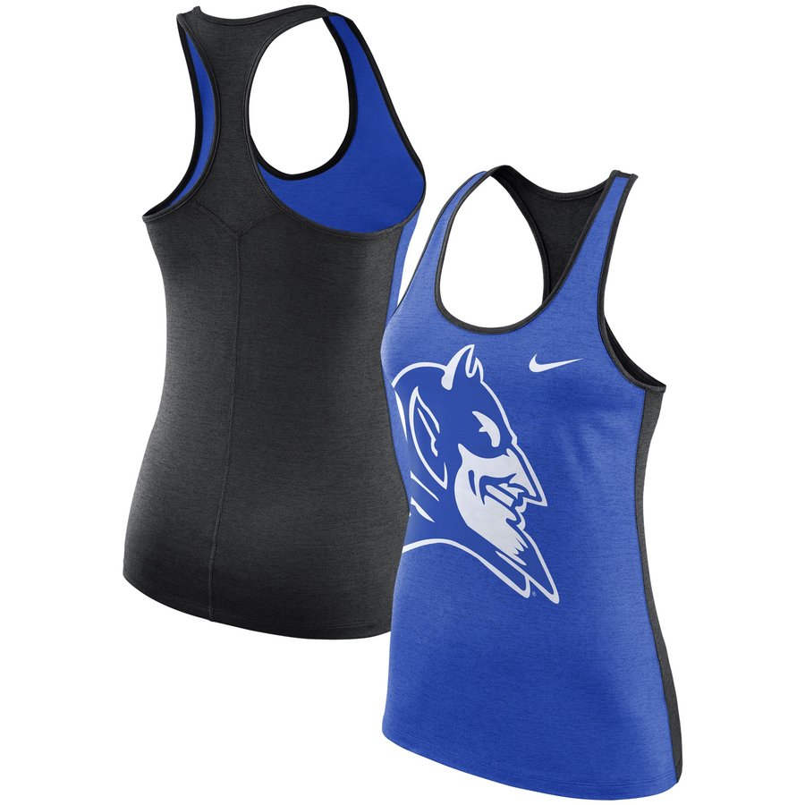 Nike Duke Blue Devils Women's Royal Performance Touch Big Logo Tank Top