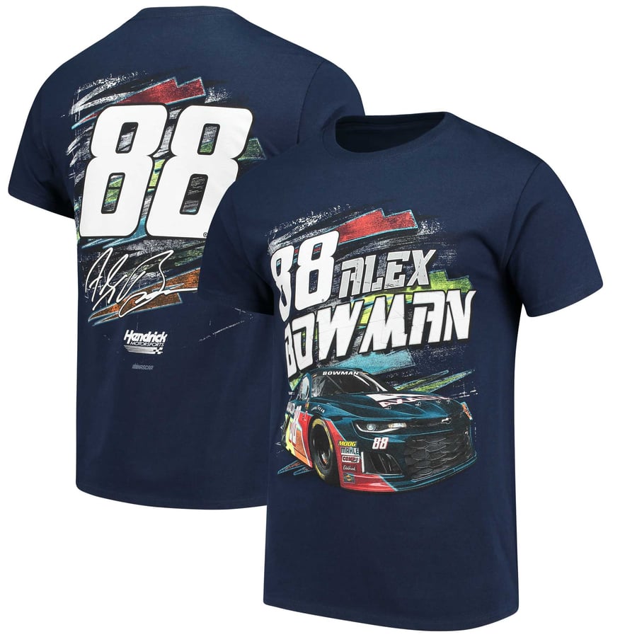 Alex Bowman Navy Axalta Logo Torque T-Shirt