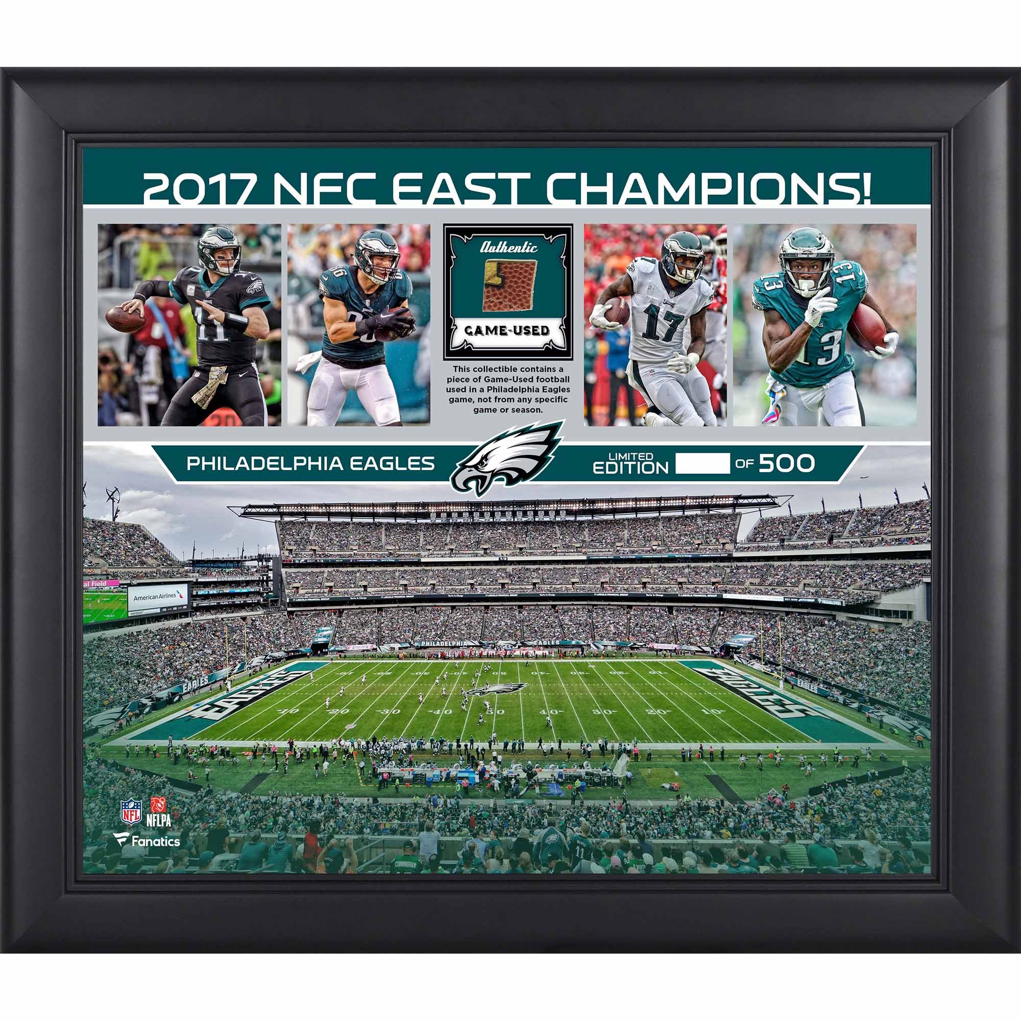 Fanatics Authentic Philadelphia Eagles Framed 15" x 17" 2017 NFC East ...