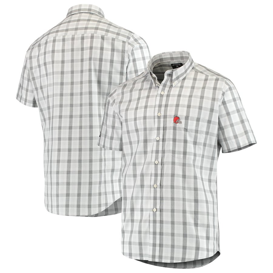 cleveland browns button down shirt