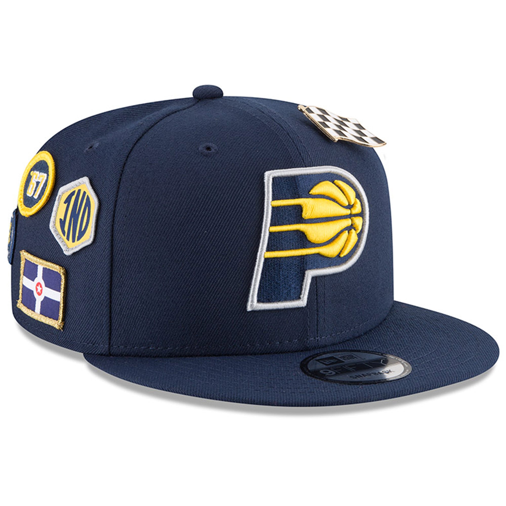 New Era Indiana Pacers Navy 2018 Draft 9FIFTY Adjustable Hat