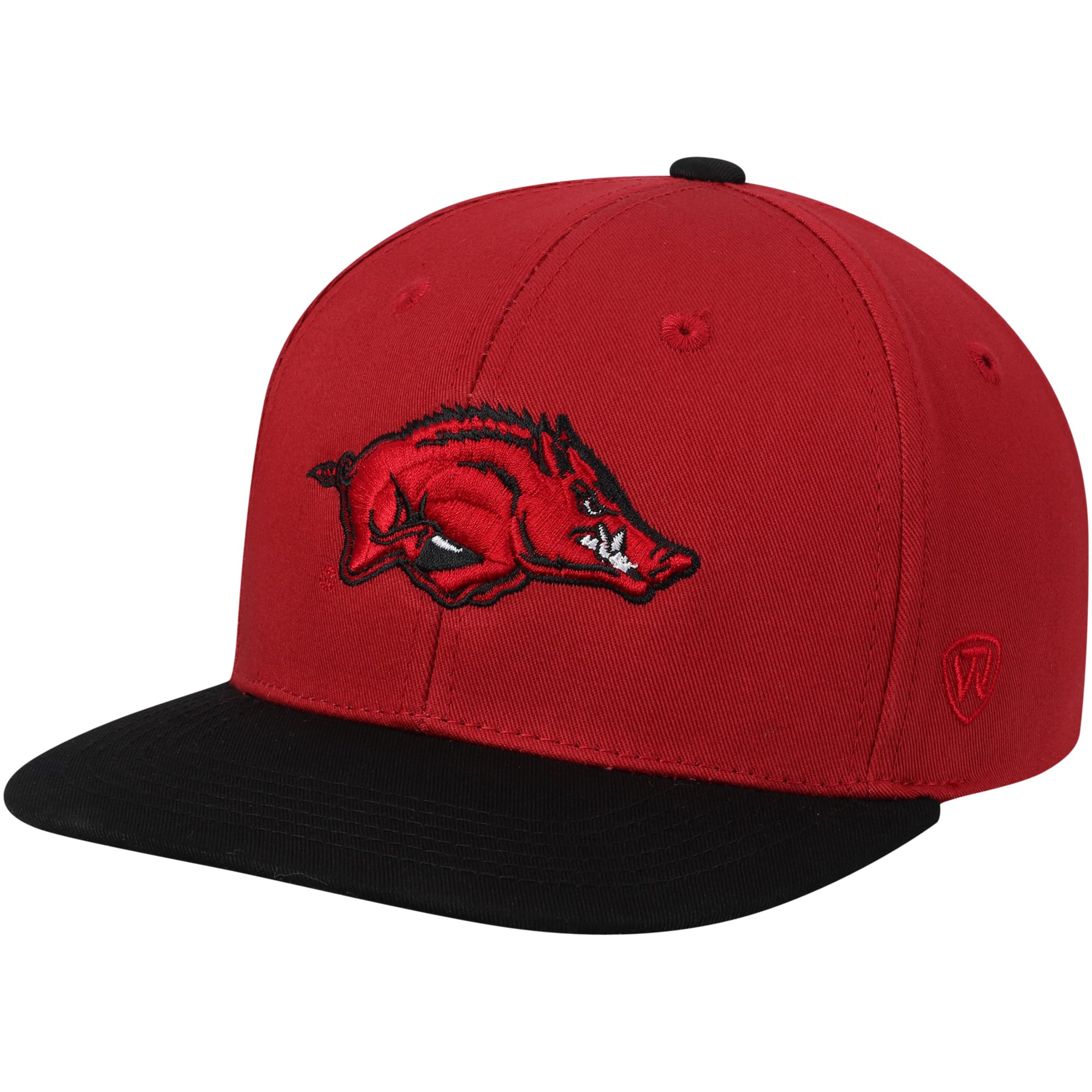 Top of the World Arkansas Razorbacks Youth Cardinal Maverick Snapback ...