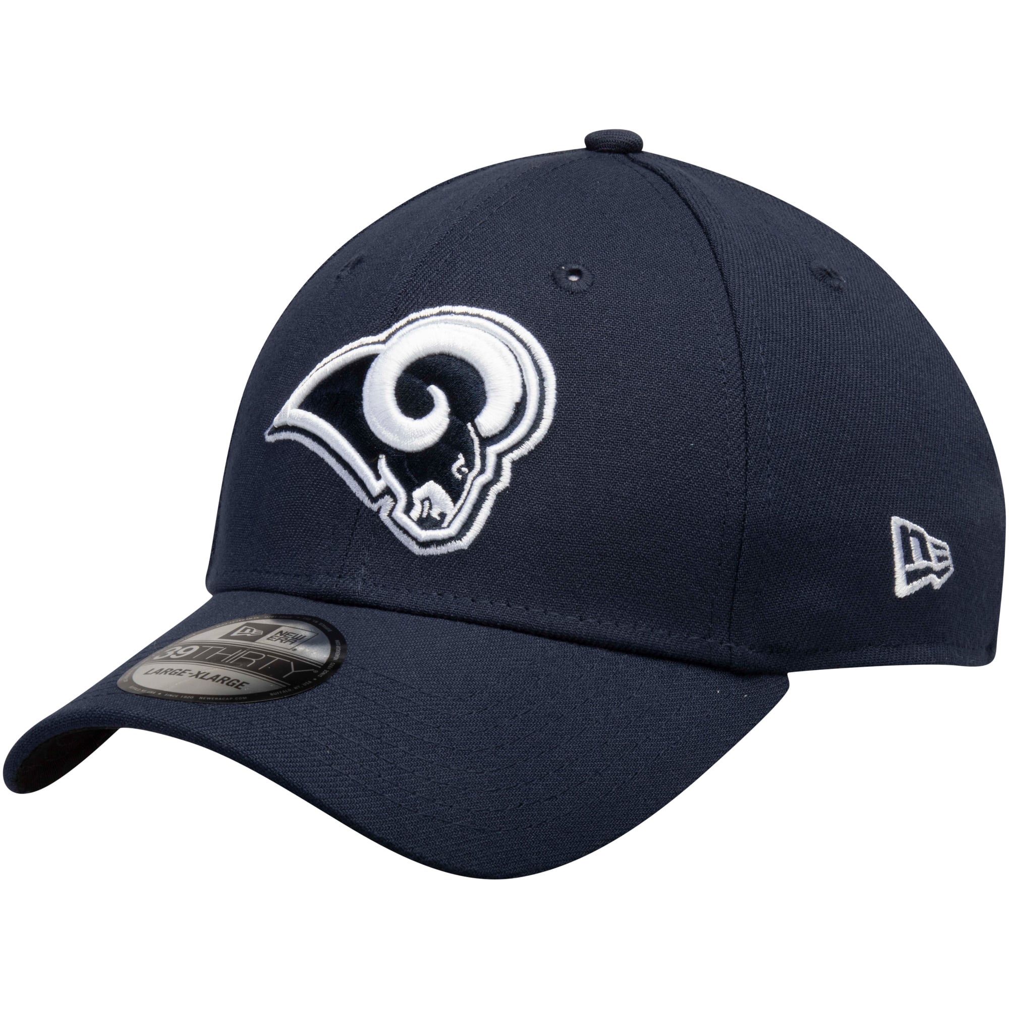 New Era Los Angeles Rams Navy 39THIRTY Flex Team Classic Hat