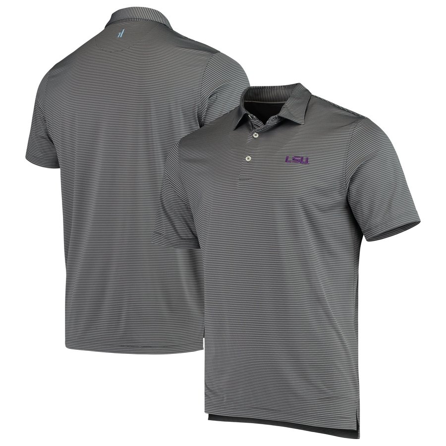 LSU Tigers johnnie-O Albatross Polo – Gray