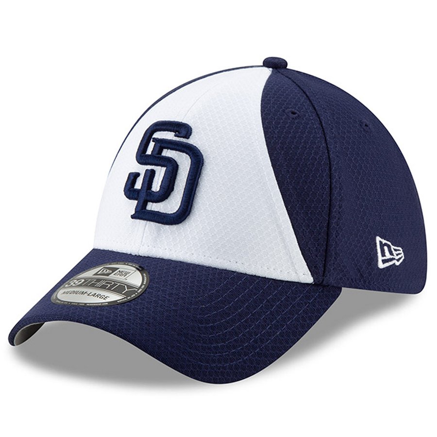 blue and white padres hat