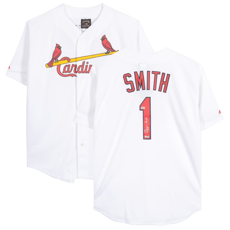 Autographed St. Louis Cardinals Ozzie Smith Fanatics Authentic White ...