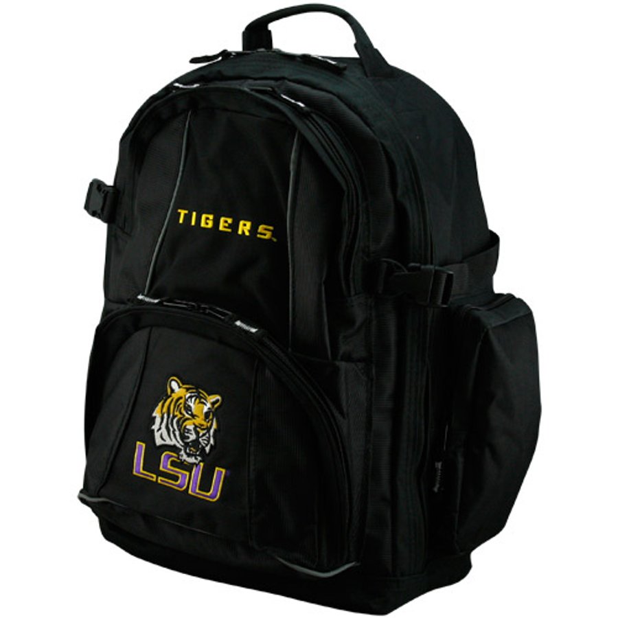 LSU Tigers Black Trooper Backpack