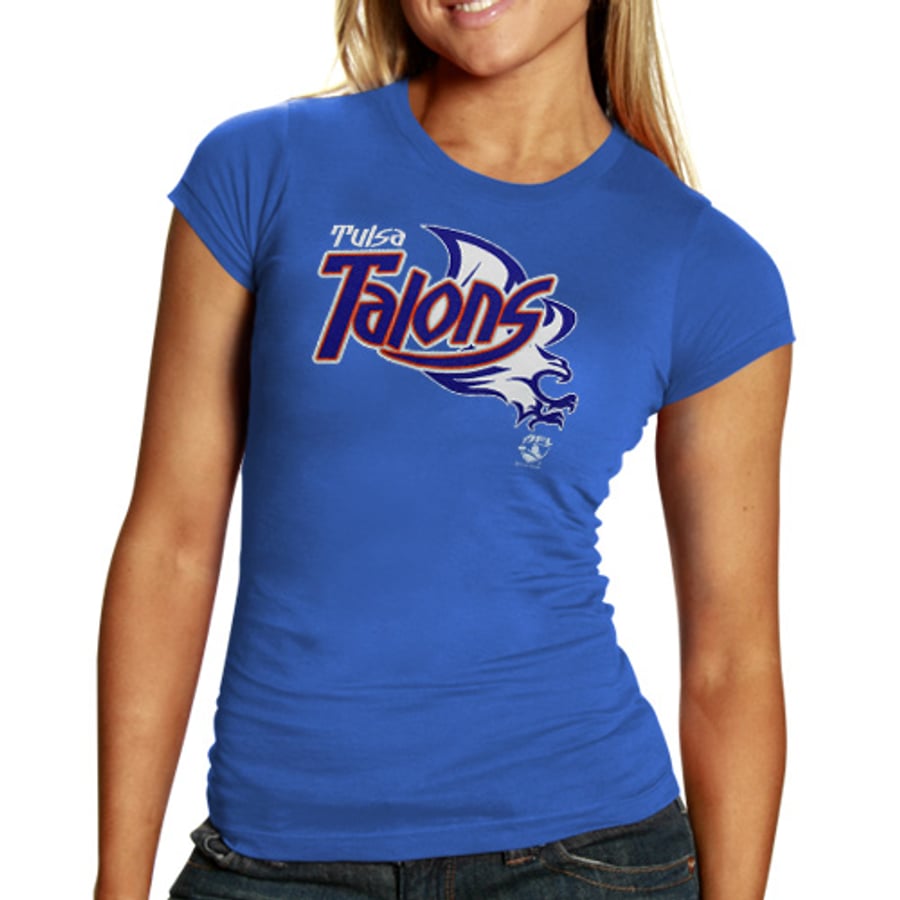 Tulsa Talons Women's Official Logo T-shirt - Royal Blue
