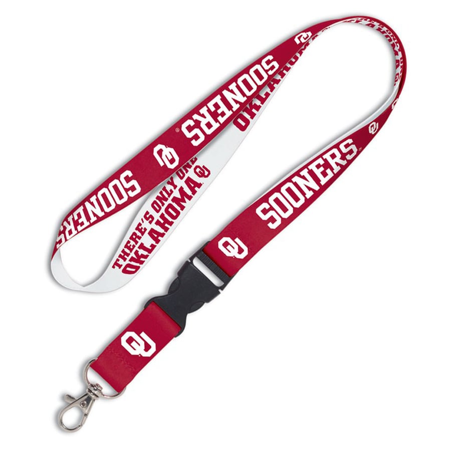 University Of Oklahoma Sooners OU Lanyard – Team Colors – New