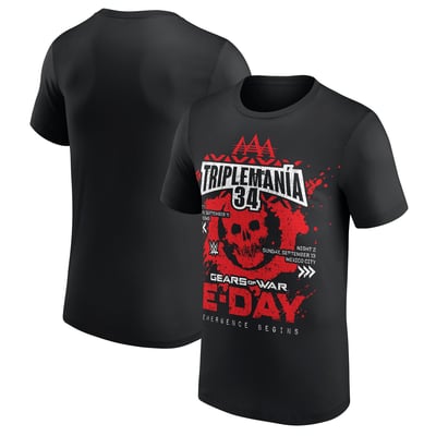 AAA Triplemanía 34 x Gears of War E-Day T-Shirt - Black