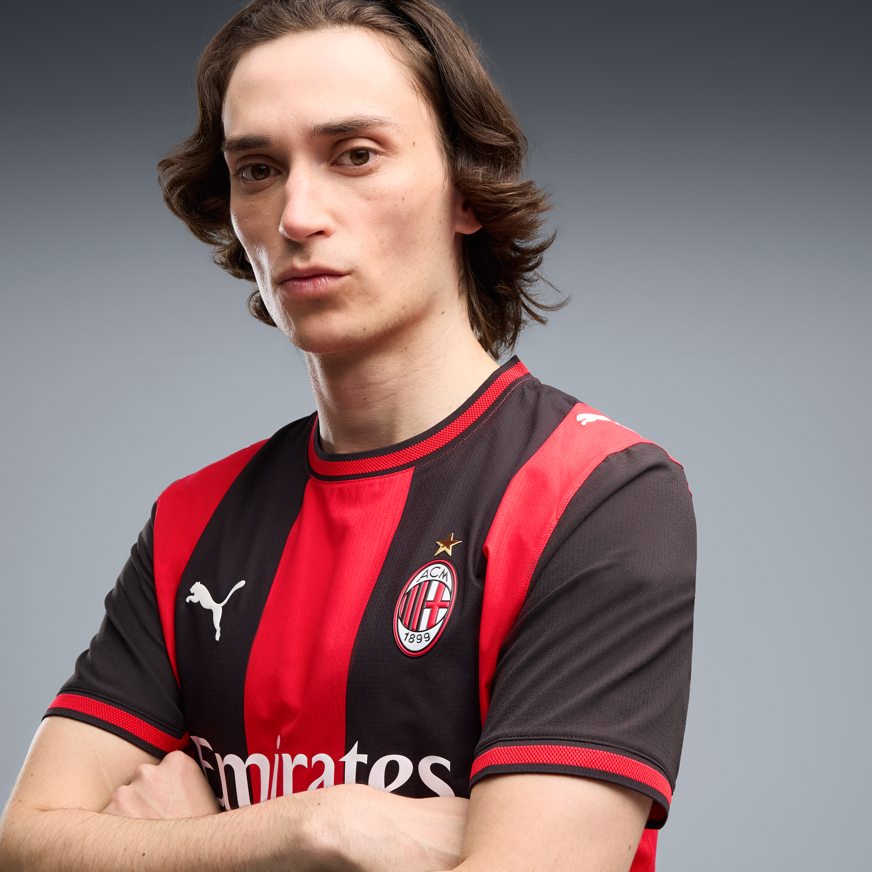 AC Milan 2026/27 Home On Field Style Jersey Black/Red