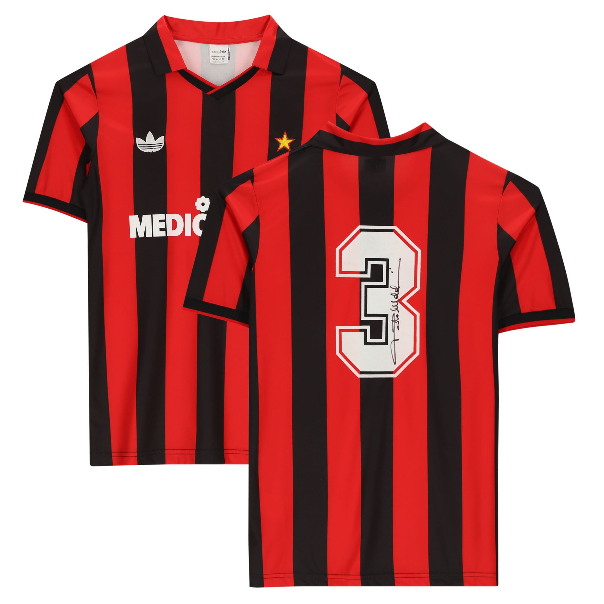 Paolo Maldini AC Milan Autographed 1990-1992 Italian Champions