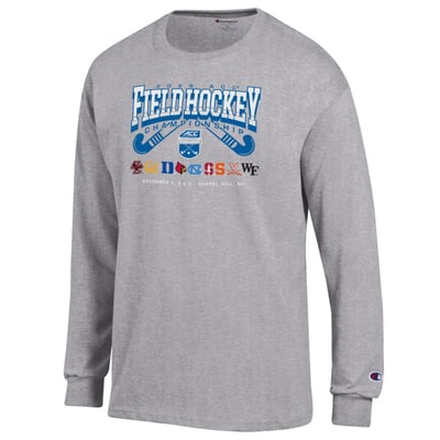Champion Unisex 2026 ACC Field Hockey Championship Long Sleeve T-Shirt - Gray