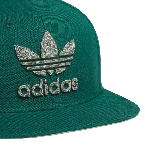 adidas Originals Trefoil Chain Snapback Hat - Green display picture 1