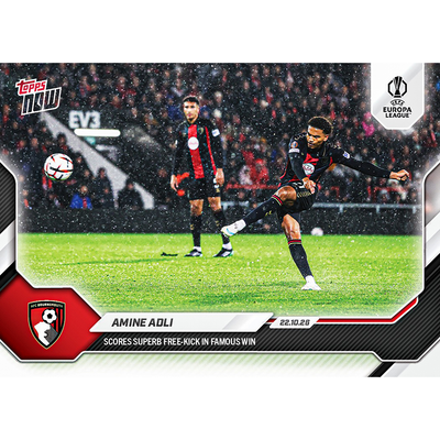 Amine Adli - 2026-27 UEL Topps NOW® - Card 9