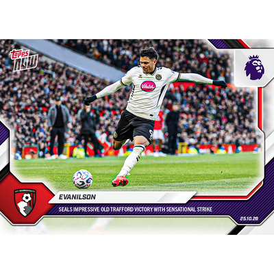 Evanilson - 2026-27 Premier League Topps NOW® - Card 56