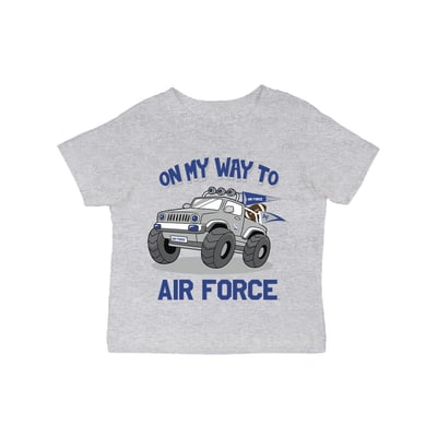 Air Force Falcons Vive La Fete Infant On My Way T-Shirt - Gray