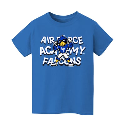 Air Force Falcons Vive La Fete Infant Mascot & Name T-Shirt - Royal