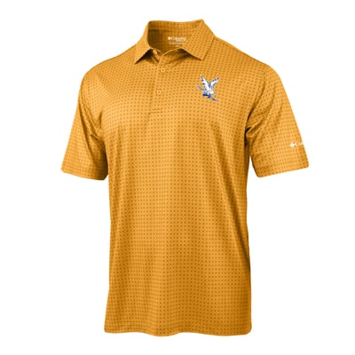  Air Force Falcons Columbia Highland Drift Polo - Gold