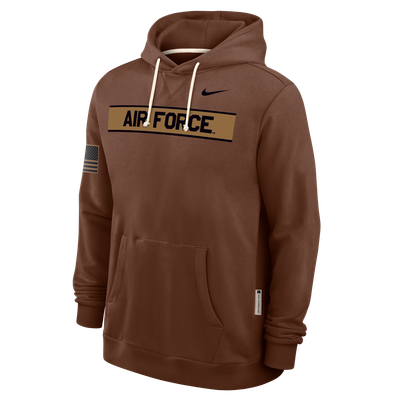 Air Force Falcons Nike 2026 Military Appreciation Dri-FIT Hoodie - Brown