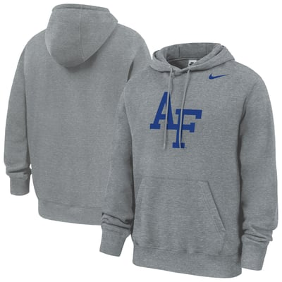 Air Force Falcons Nike Club Fleece Hoodie - Gray
