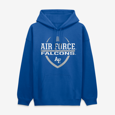  Air Force Falcons Football Fan Hoodie - Royal