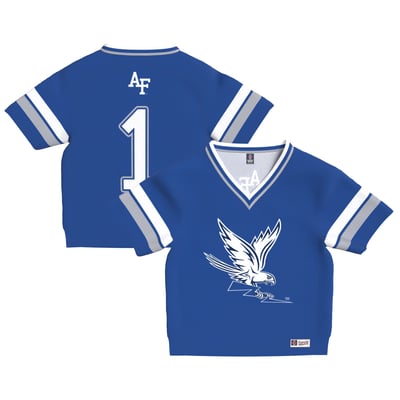 Air Force Falcons GameDay Greats Toddler Lightweight Football Fashion Jersey - Royal