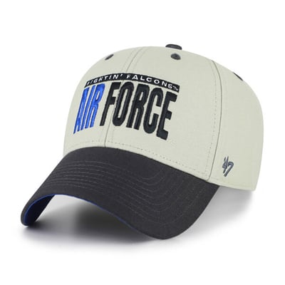 Air Force Falcons '47 Unisex Half Block Text MVP Adjustable Hat - Gray/Black