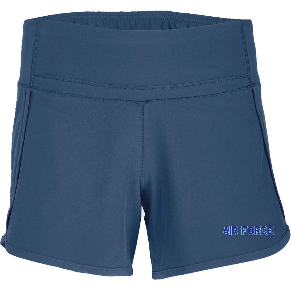 Air Force Falcons Boxercraft Women's Stretch Woven Lined Shorts - Blue