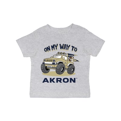 Akron Zips Vive La Fete Infant On My Way T-Shirt - Gray